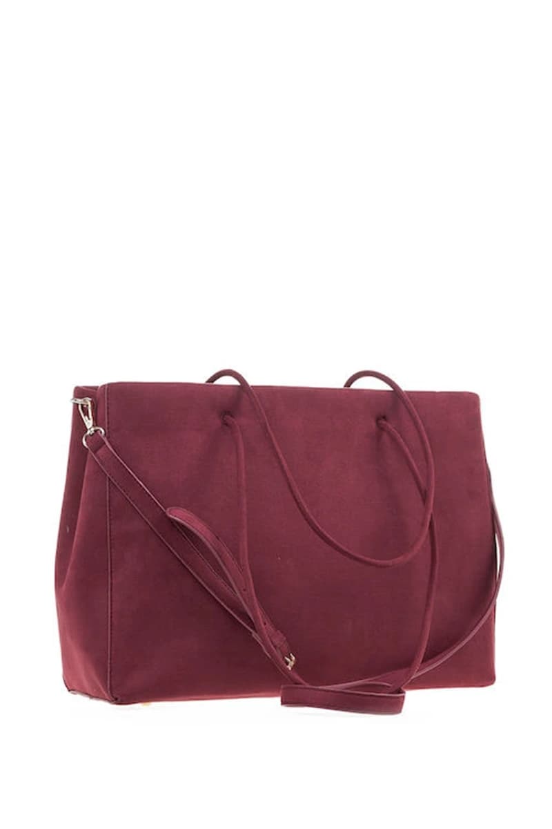 VERDE FASHION | Borsa a spalla ecopelle scamosciata - 2
