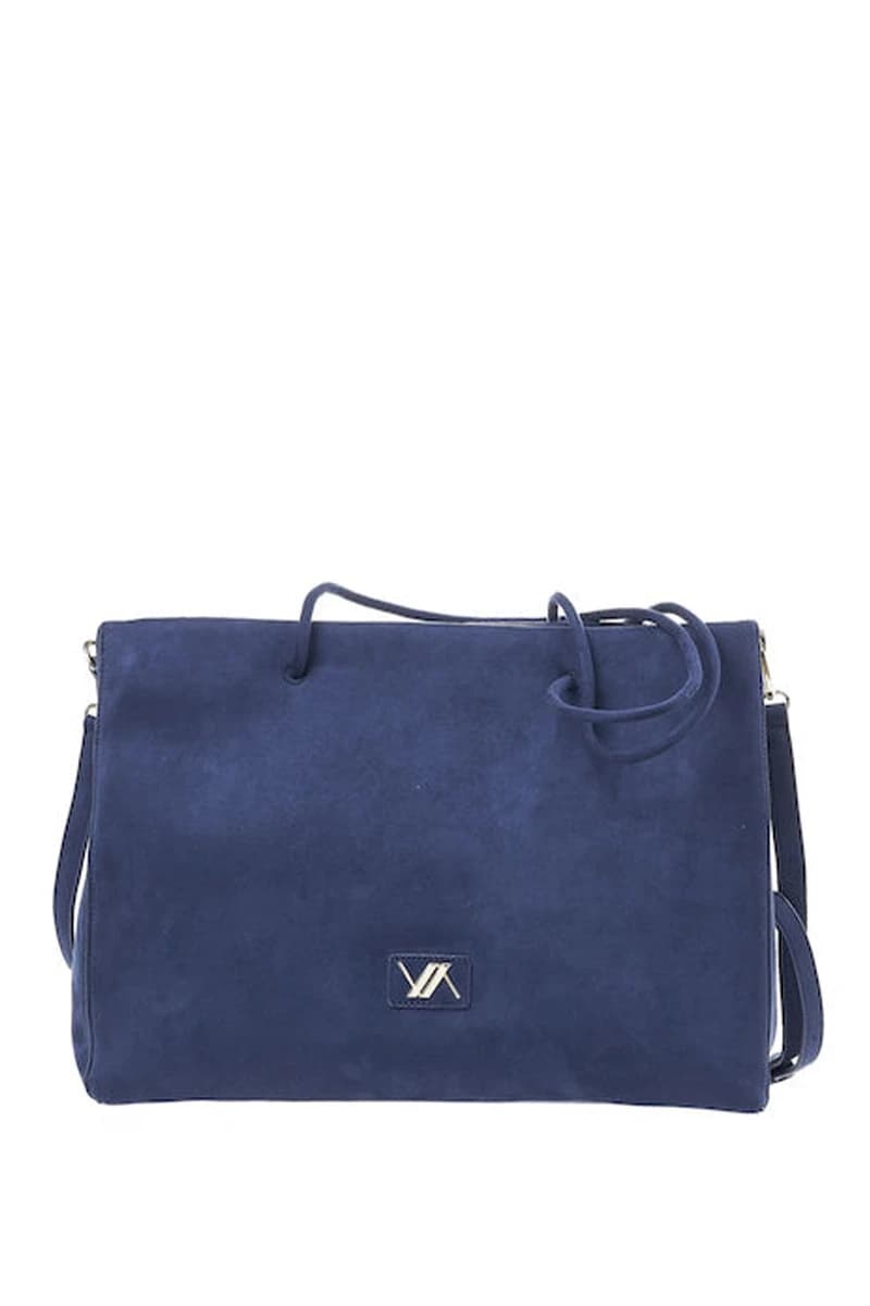 VERDE FASHION | Borsa a spalla ecopelle scamosciata - 5