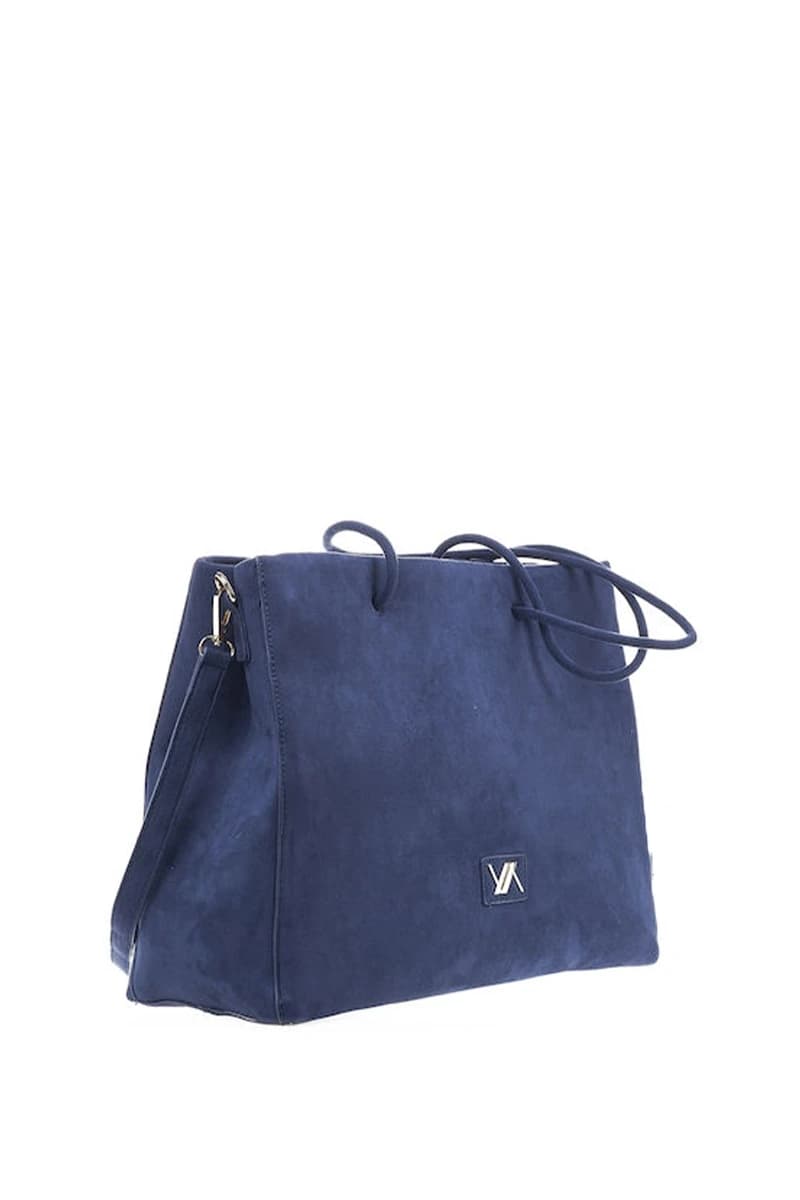 VERDE FASHION | Borsa a spalla ecopelle scamosciata - 7