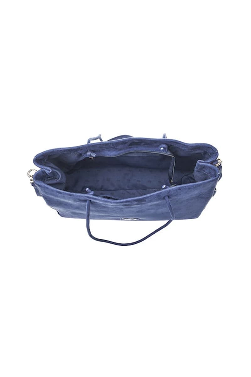 VERDE FASHION | Borsa a spalla ecopelle scamosciata - 8