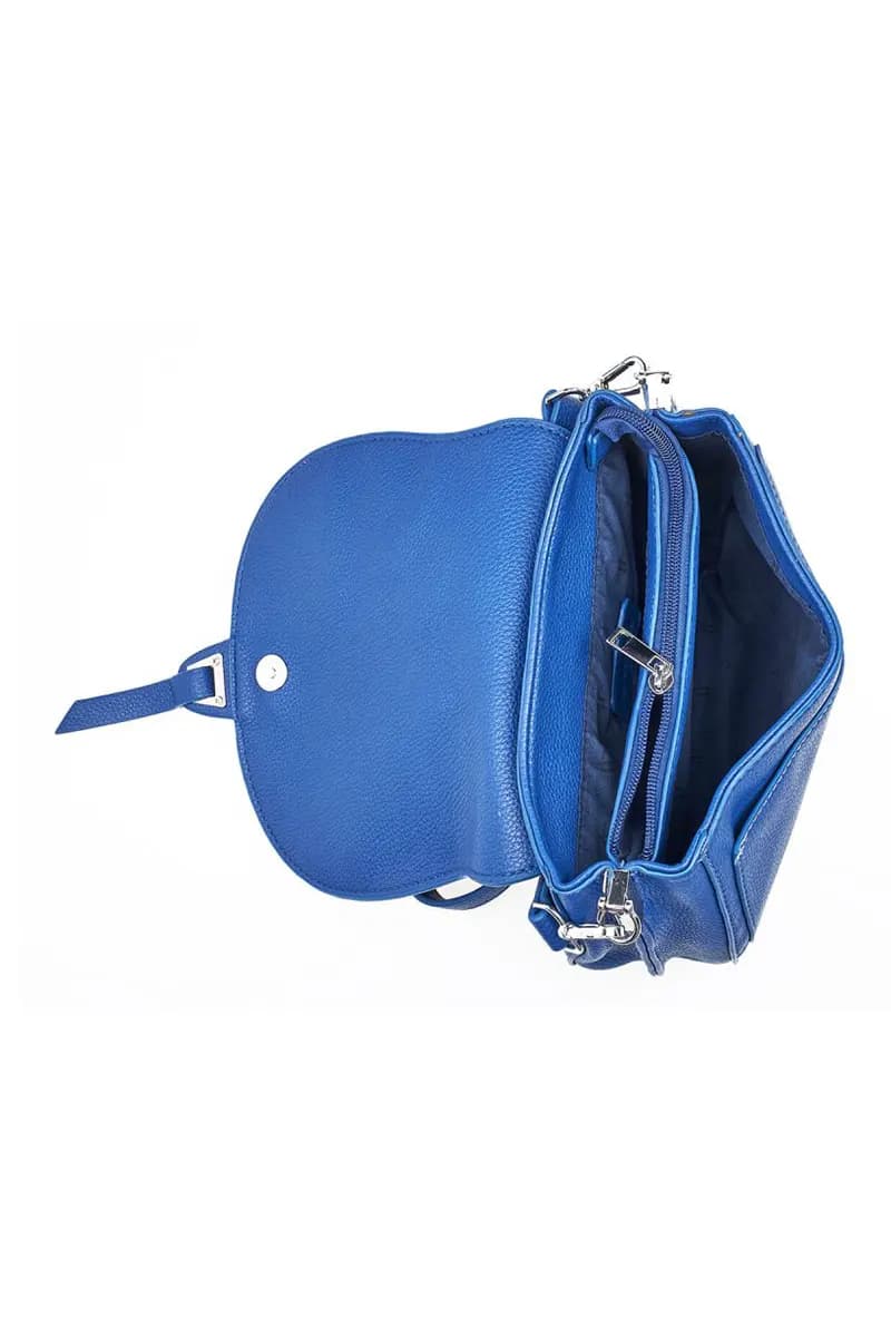 VERDE FASHION | Borsa a tracolla con pattina - 4