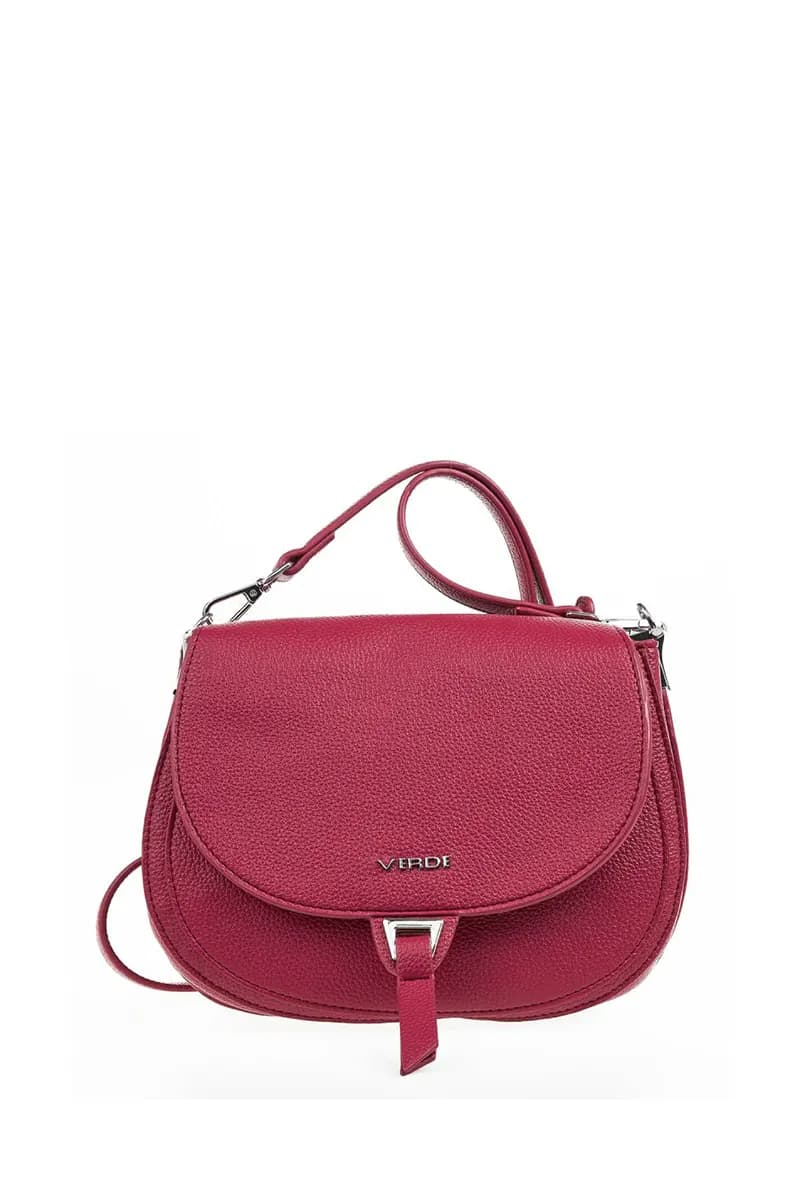 VERDE FASHION | Borsa a tracolla con pattina - 5