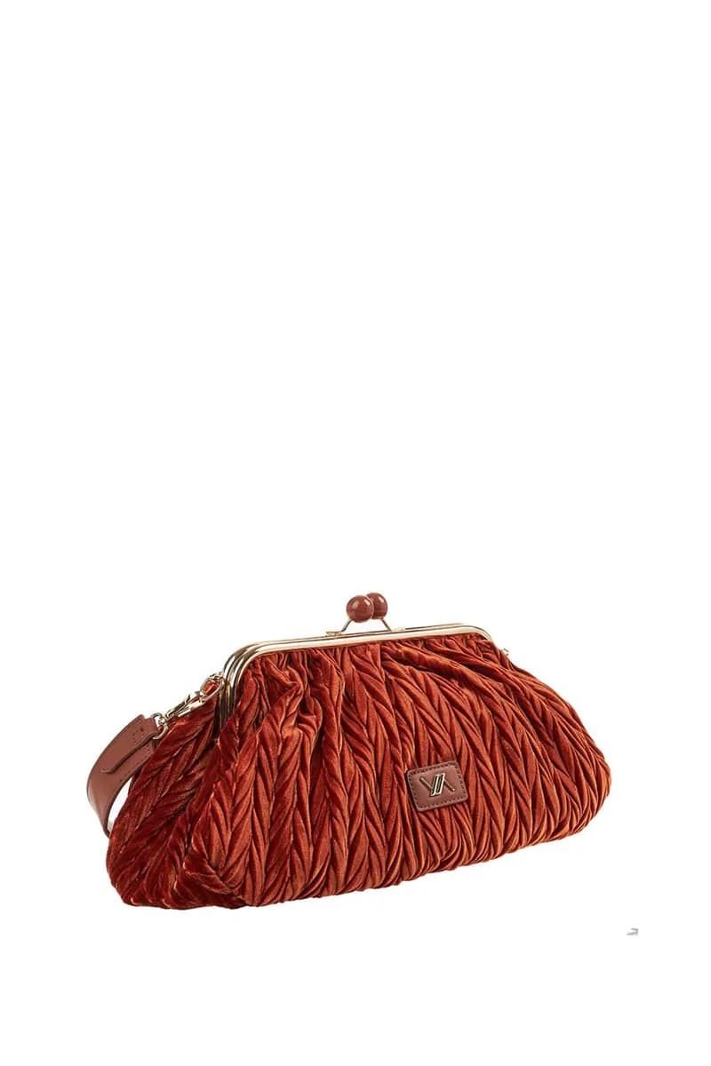 VERDE FASHION | Pochette grande a scatto con manico - 14