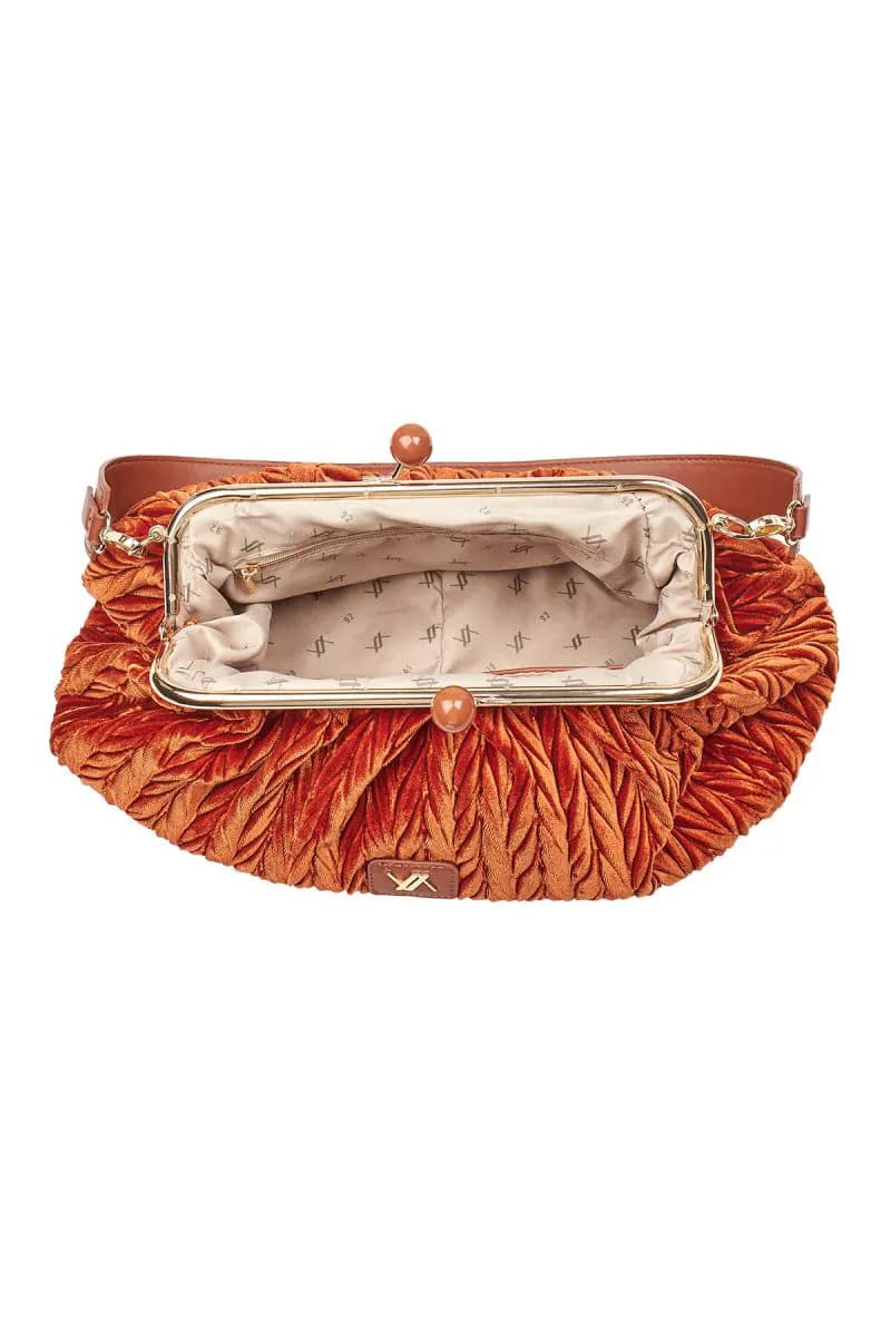VERDE FASHION | Pochette grande a scatto con manico - 12