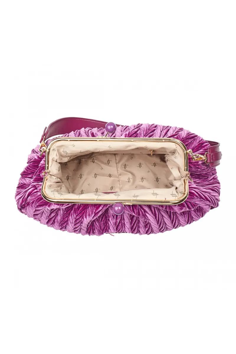 VERDE FASHION | Pochette grande a scatto con manico - 4