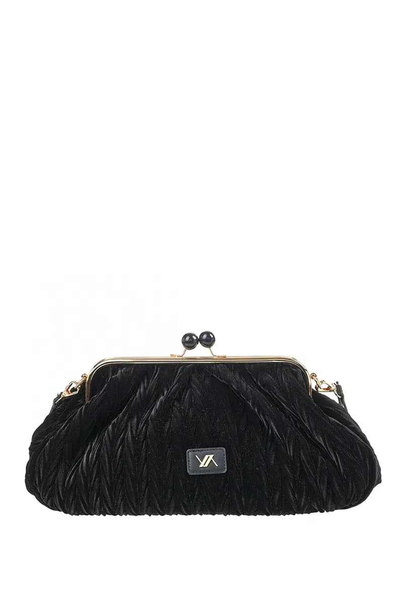VERDE FASHION | Pochette grande a scatto con manico - 6