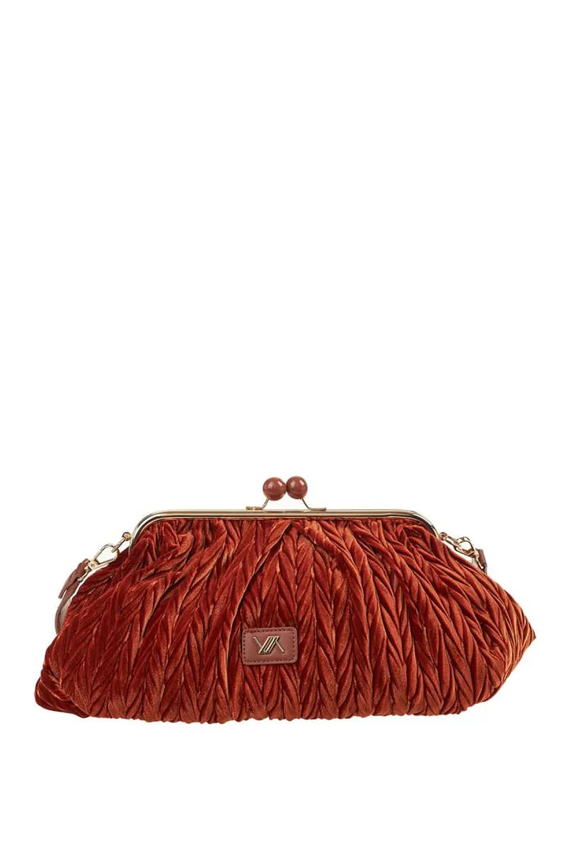 VERDE FASHION | Pochette grande a scatto con manico - 10