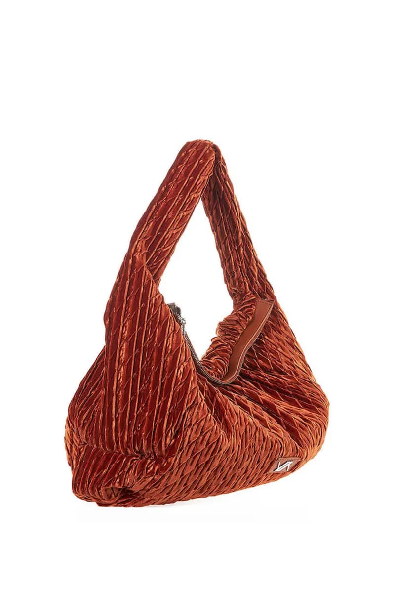 VERDE FASHION | Borsa a spalla morbida in velluto - 11
