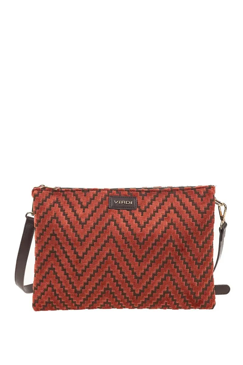 VERDE FASHION | Borsa a tracolla fantasia in velluto - 13