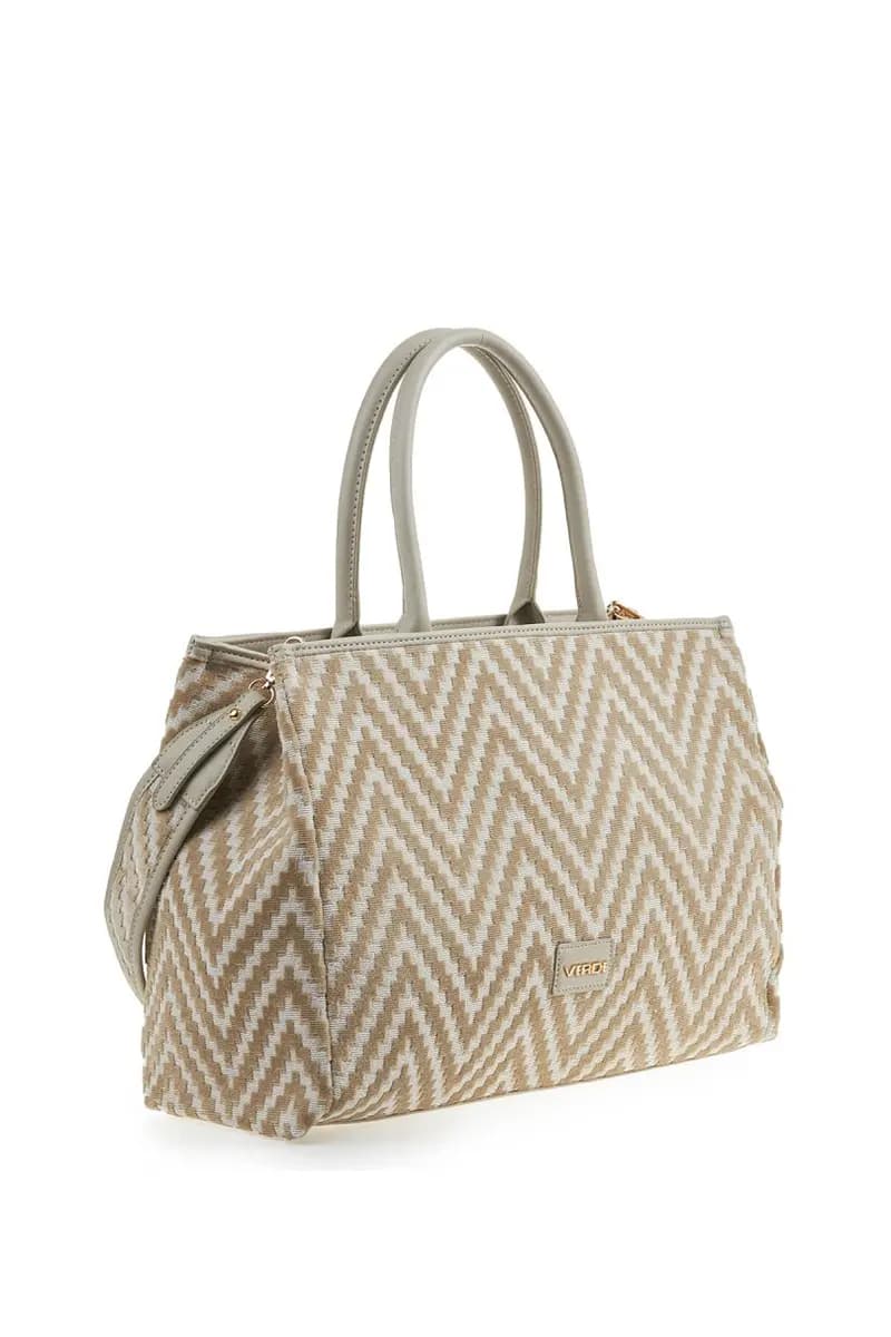 VERDE FASHION | Borsa a spalla fantasia in velluto - 15