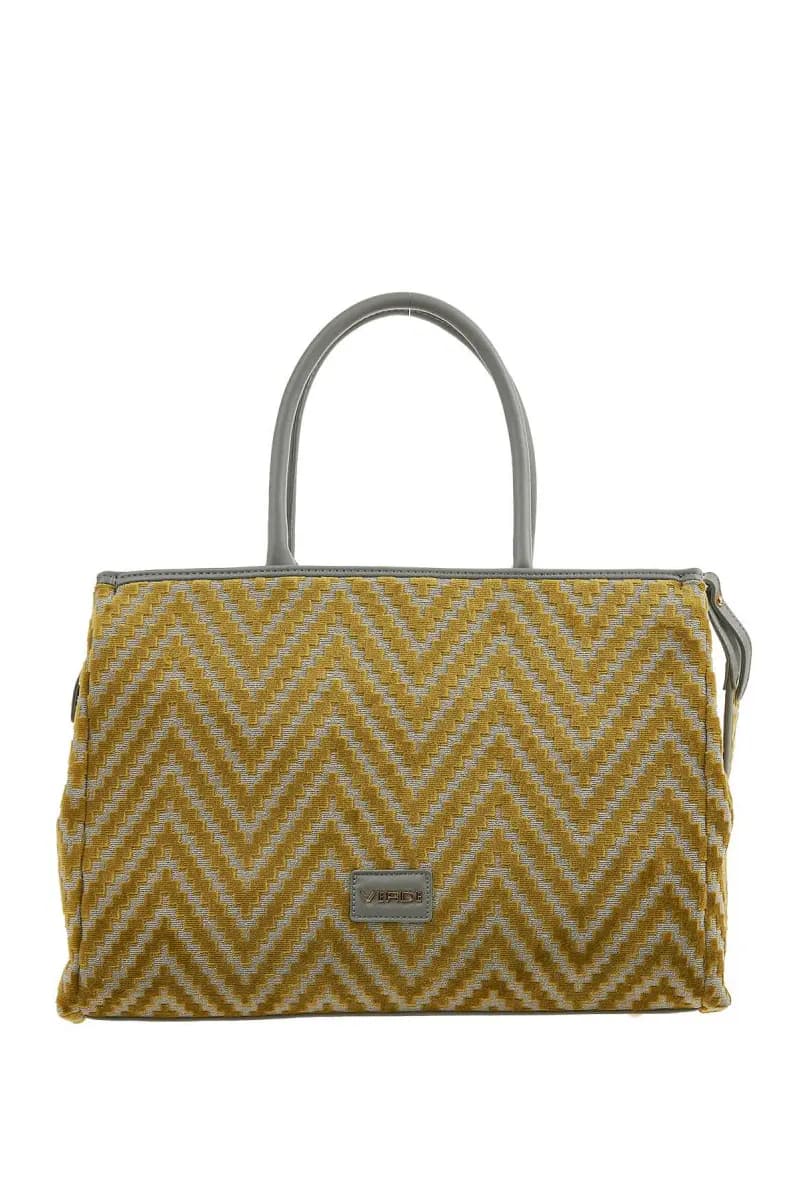 VERDE FASHION | Borsa a spalla fantasia in velluto - 3