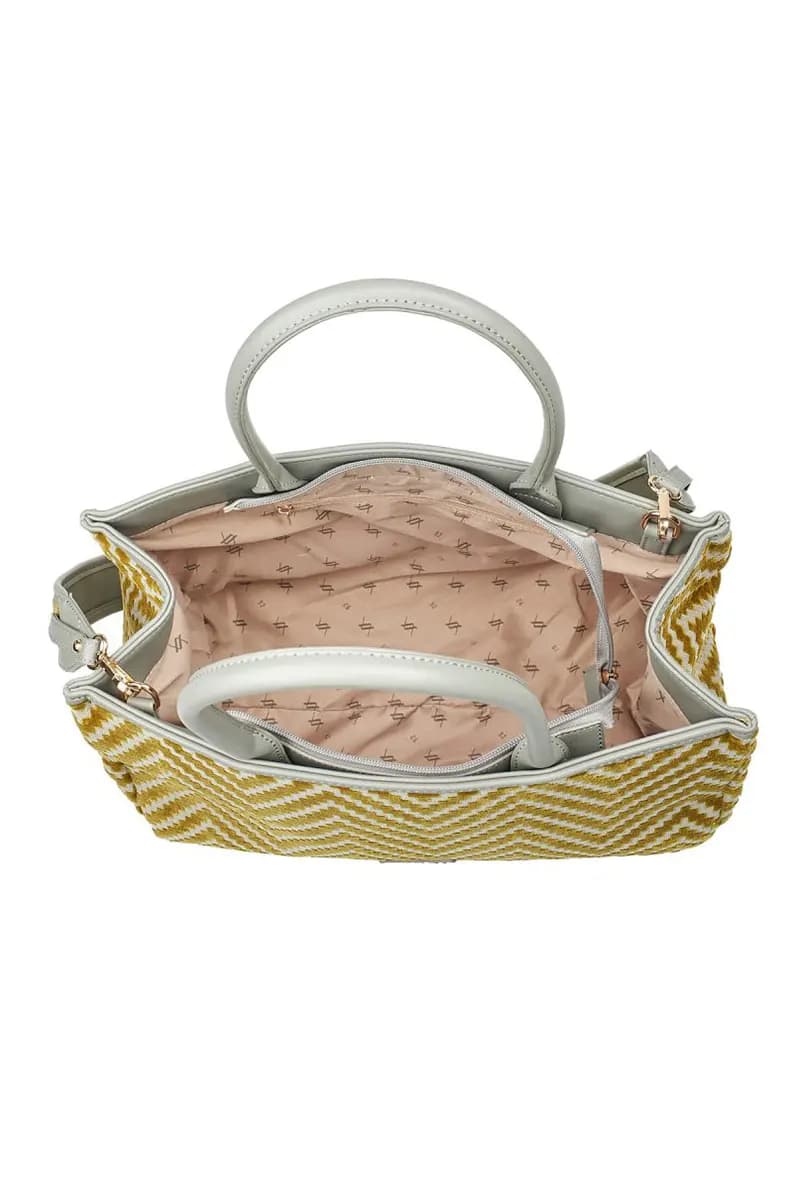 VERDE FASHION | Borsa a spalla fantasia in velluto - 4