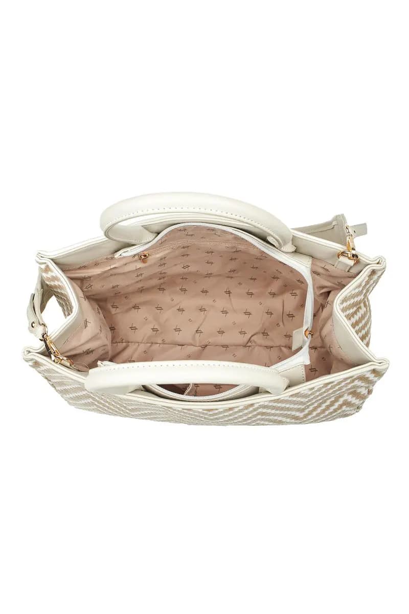VERDE FASHION | Borsa a spalla fantasia in velluto - 8