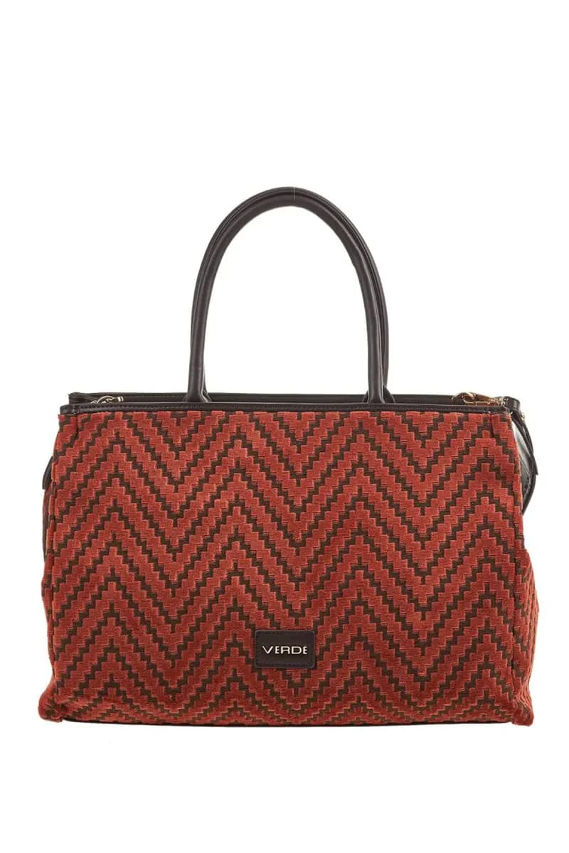 VERDE FASHION | Borsa a spalla fantasia in velluto - 9