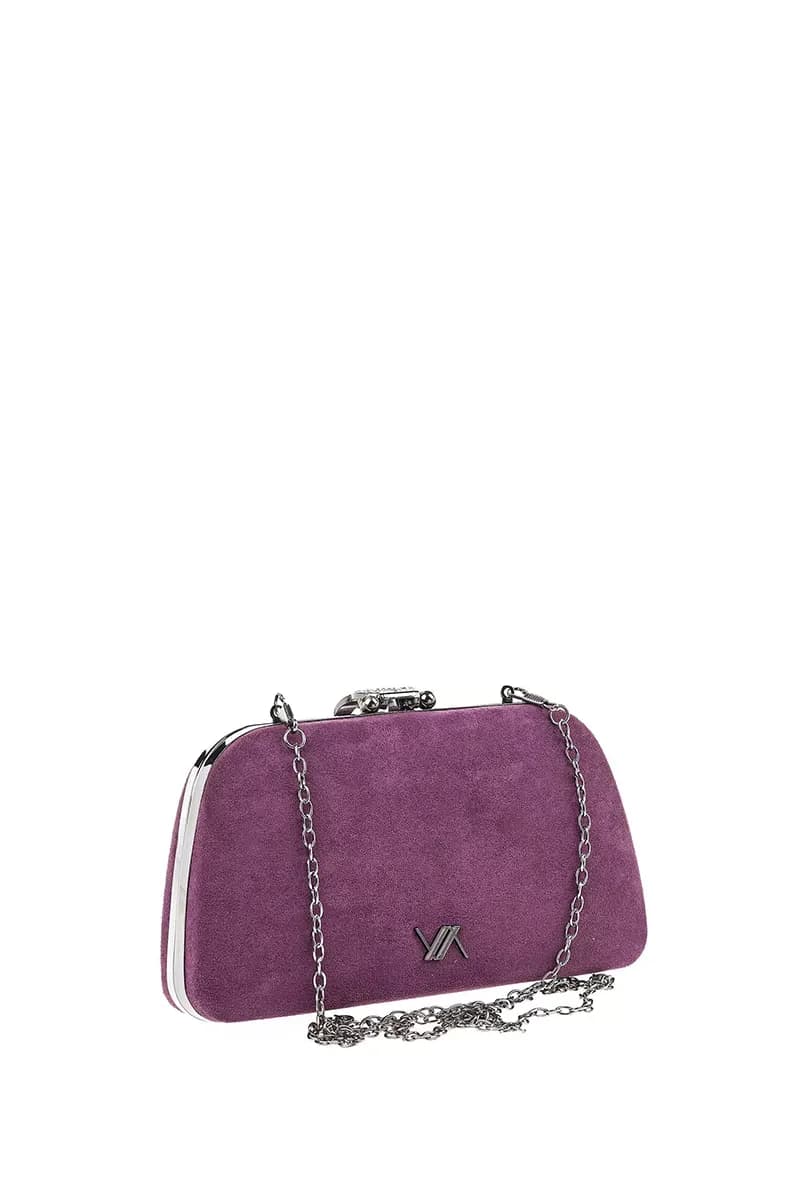 VERDE FASHION | Pochette clutch con catenella - 2