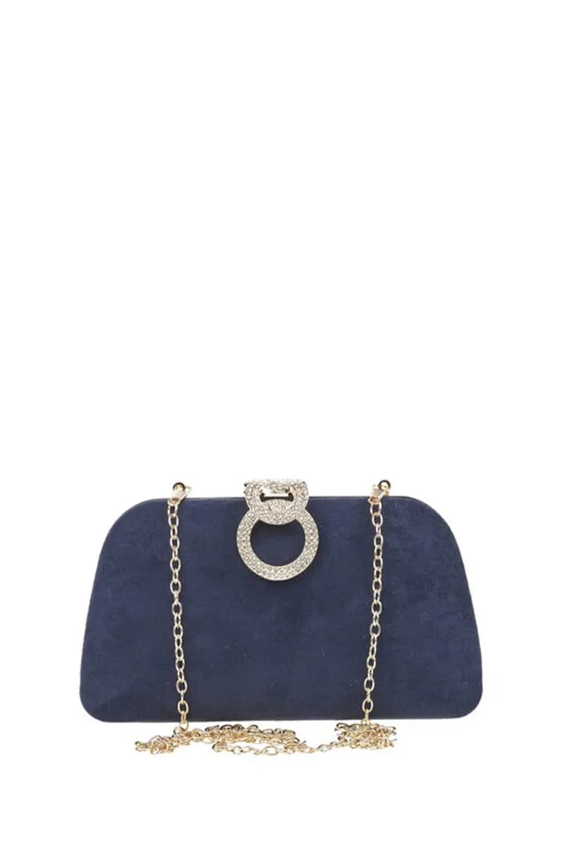 VERDE FASHION | Pochette clutch con catenella - 5