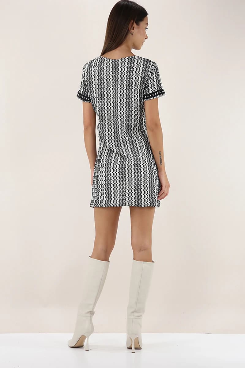 PHO Firenze | Abito corto in maglia lurex - 2