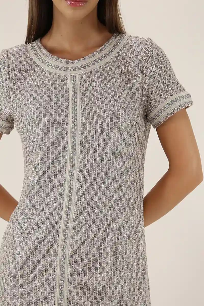 PHO Firenze | Abito corto in maglia lurex - 12