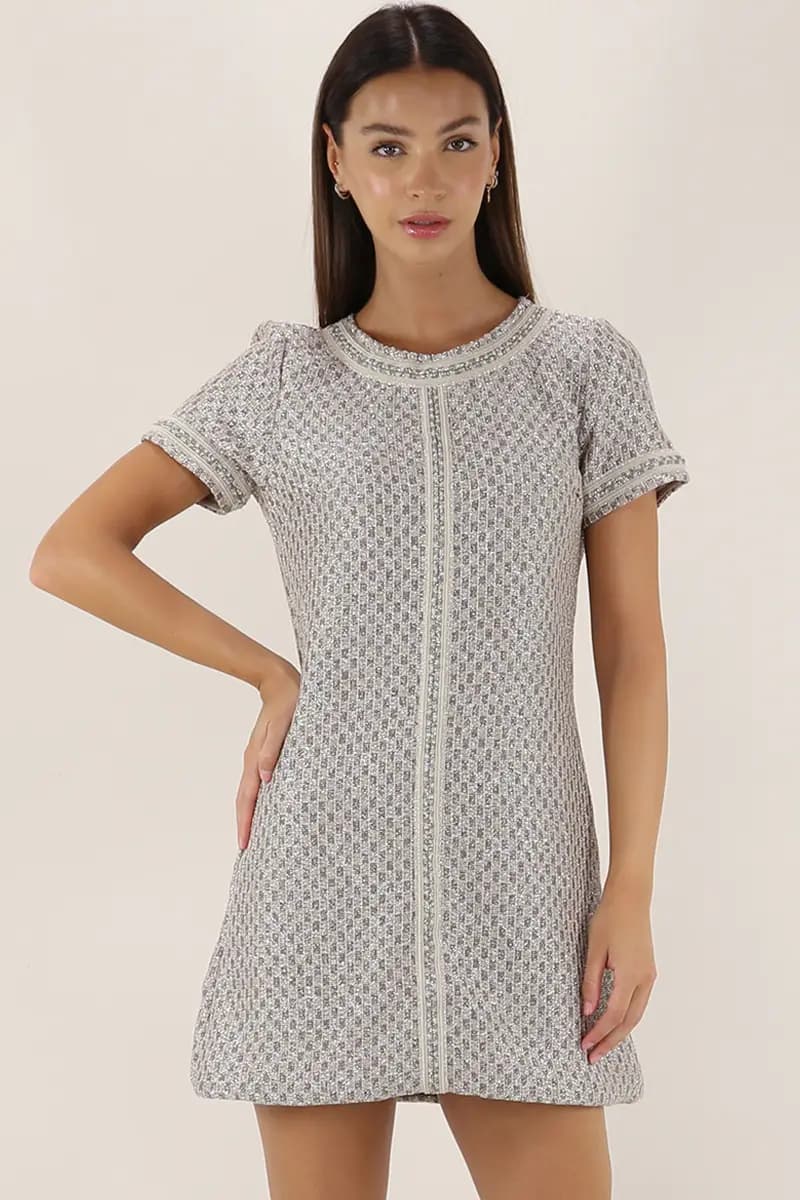 PHO Firenze | Abito corto in maglia lurex - 10