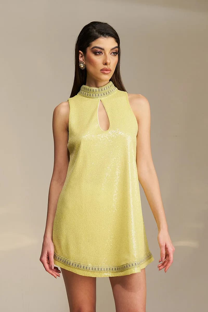 PHO Firenze | Abito corto con paillettes - 2