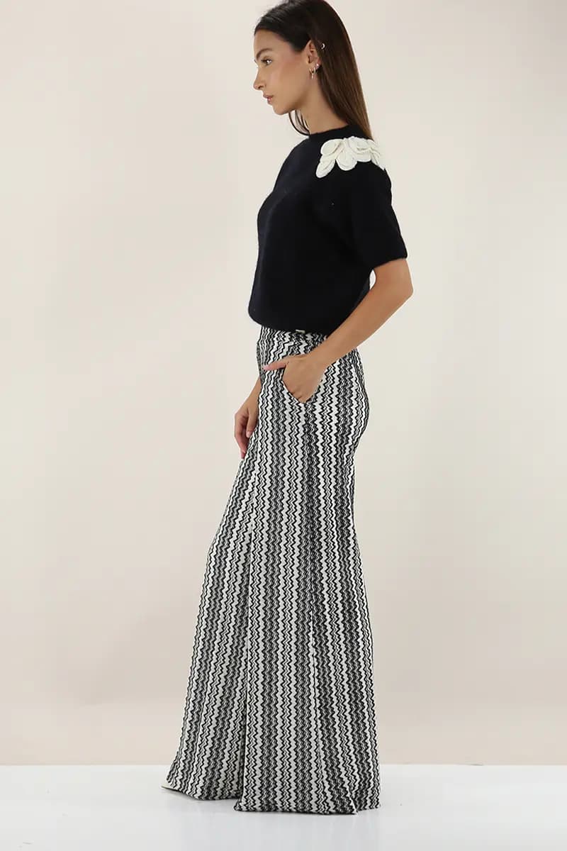 PHO Firenze | Maglia in alpaca con fiori - 3