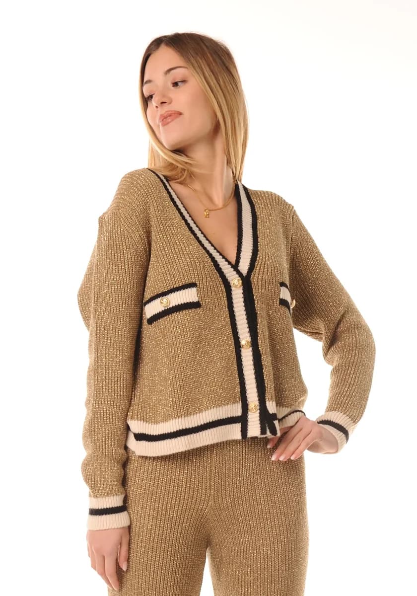 LOKITA | Cardigan in maglia lurex - 3