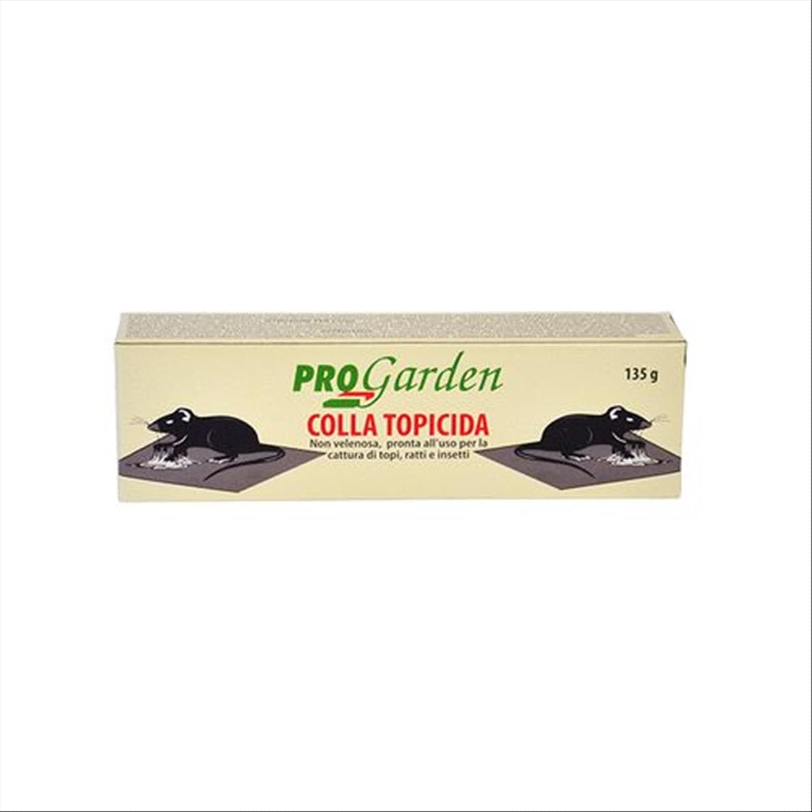 Tubetto Super colla topicida per topi, ratti e rettili "Progarden" 135 gr - 2