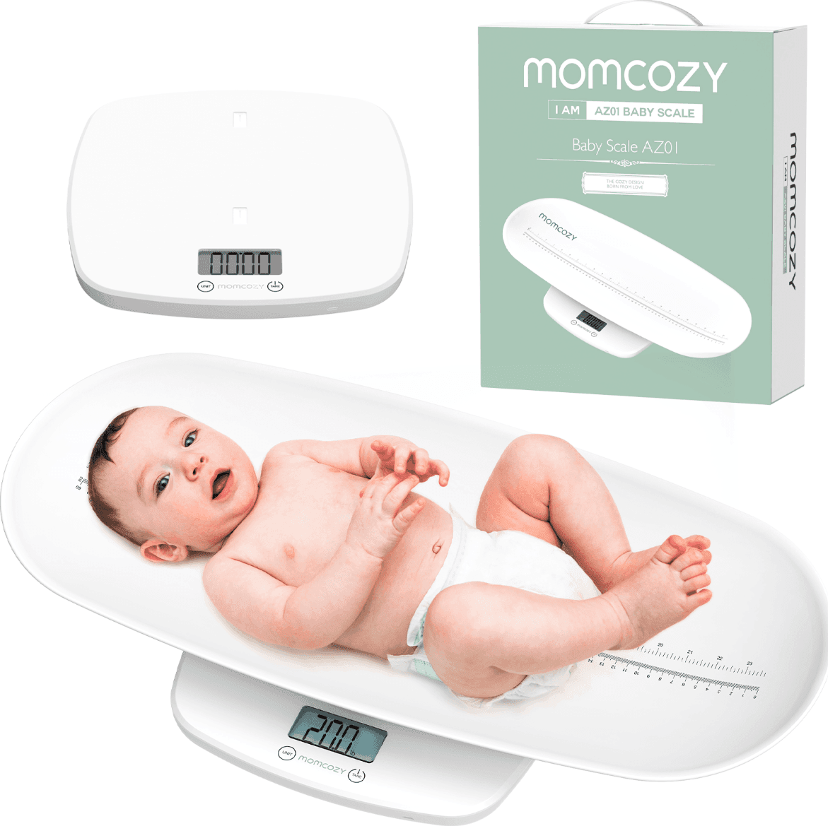 Bilancia digitale per neonati Momcozy - 2