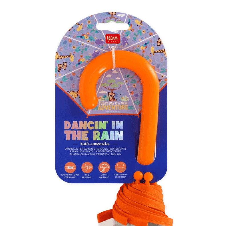 Legami - Ombrello per Bambini - Dancin' in the Rain - Jungle (KUM0006) - 5