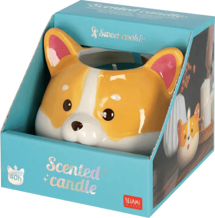 Legami - Candela Profumata - Scented Candle - Corgi fragranza Sweet Cookies (CDL0007) - 5