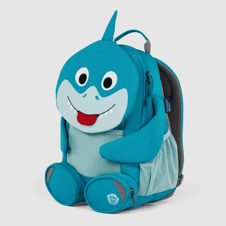 Affenzahn - Zaino Asilo Grande Squalo 3-6 anni - 3