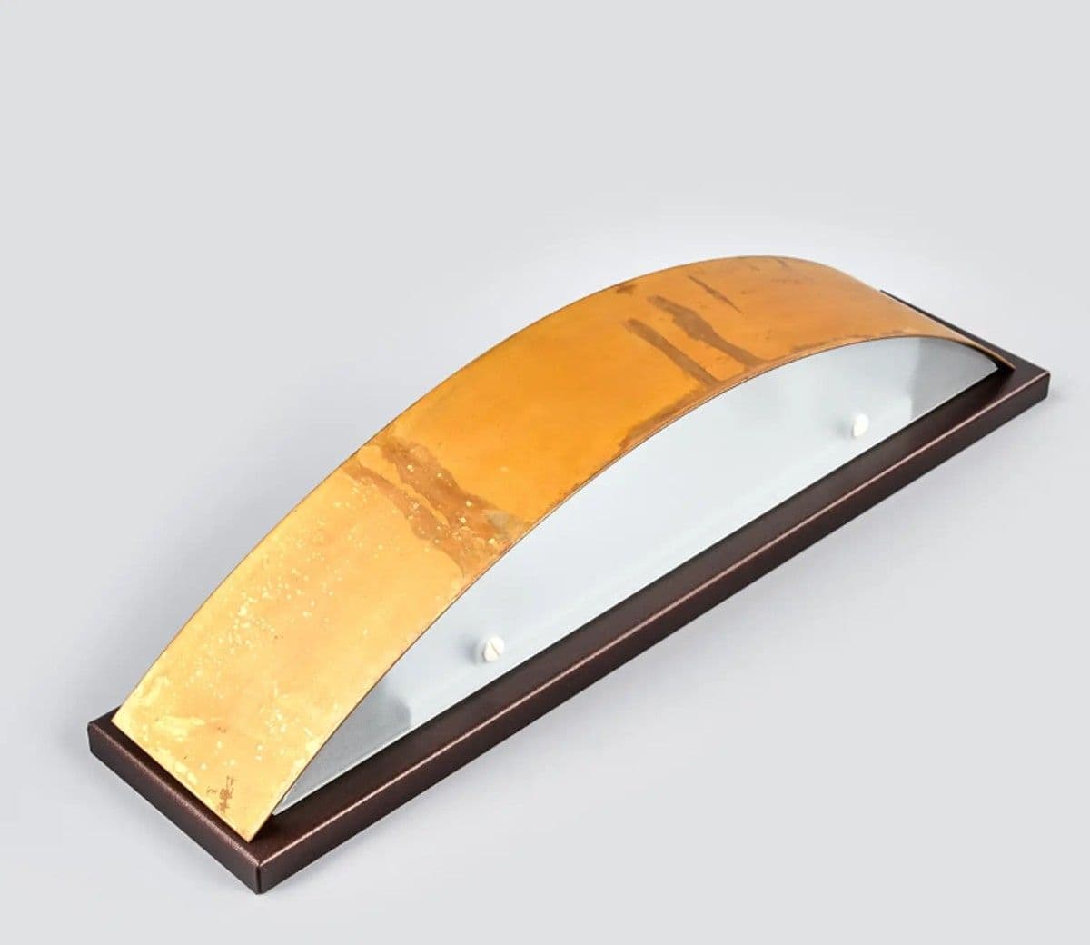 Applique classico Gibas LOLA 929 46 E27 LED ottone lampada parete biemissione - 3