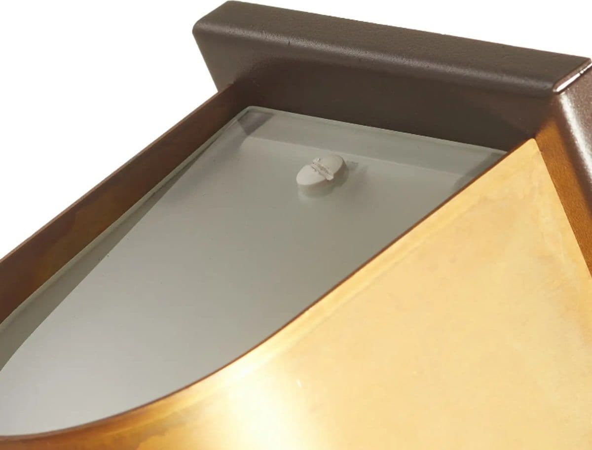 Applique classica Gibas LOLA 929 45 G9 LED ottone lampada parete biemissione - 3