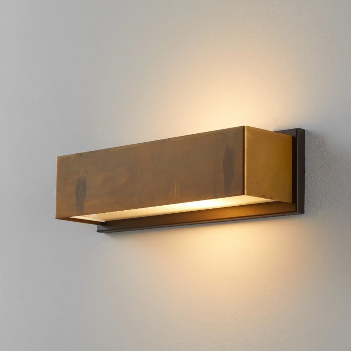 Applique classico Gibas LOLA 929 42 E27 LED ottone lampada parete biemissione - 2