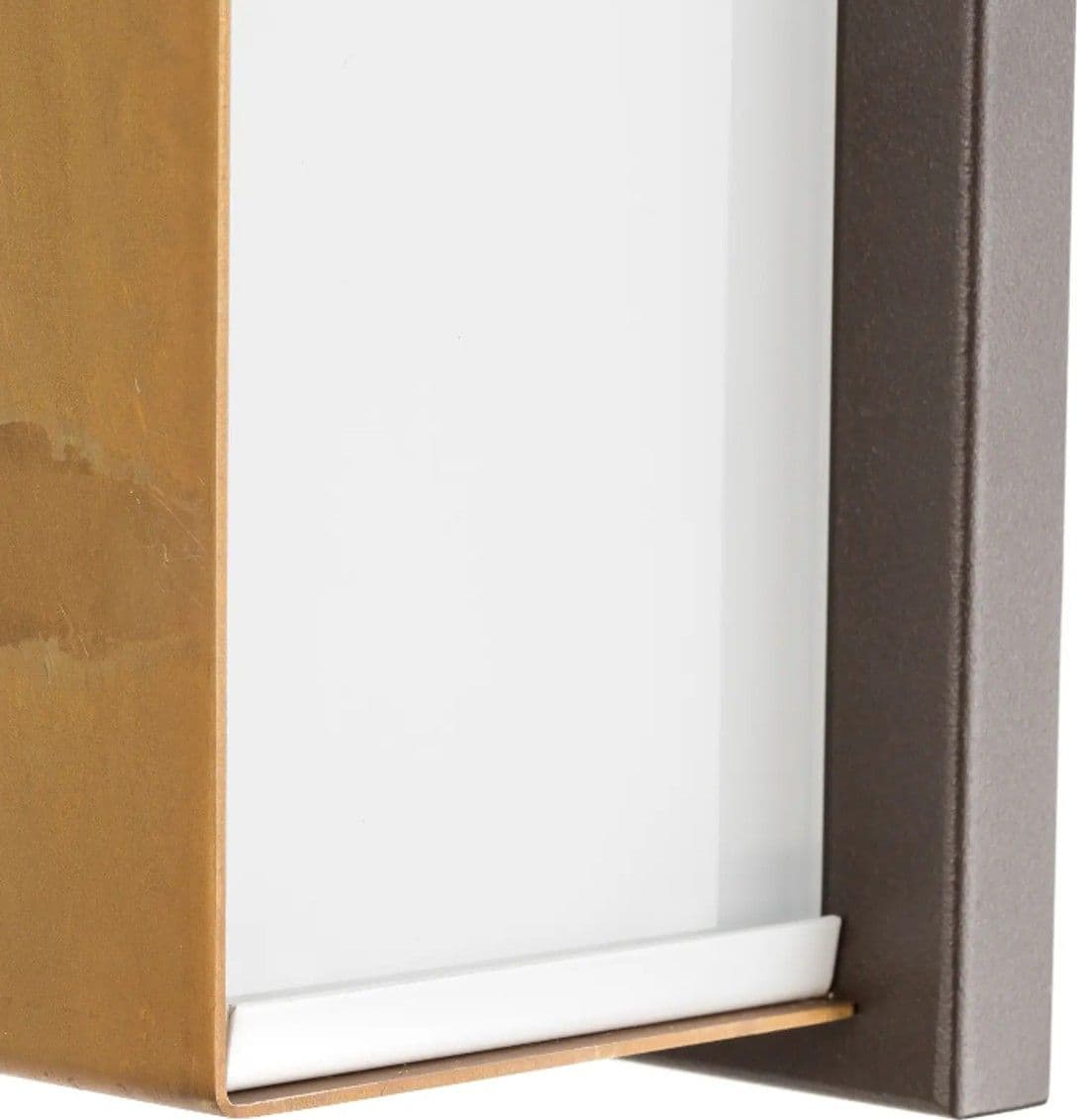Applique classico Gibas LOLA 929 42 E27 LED ottone lampada parete biemissione - 6