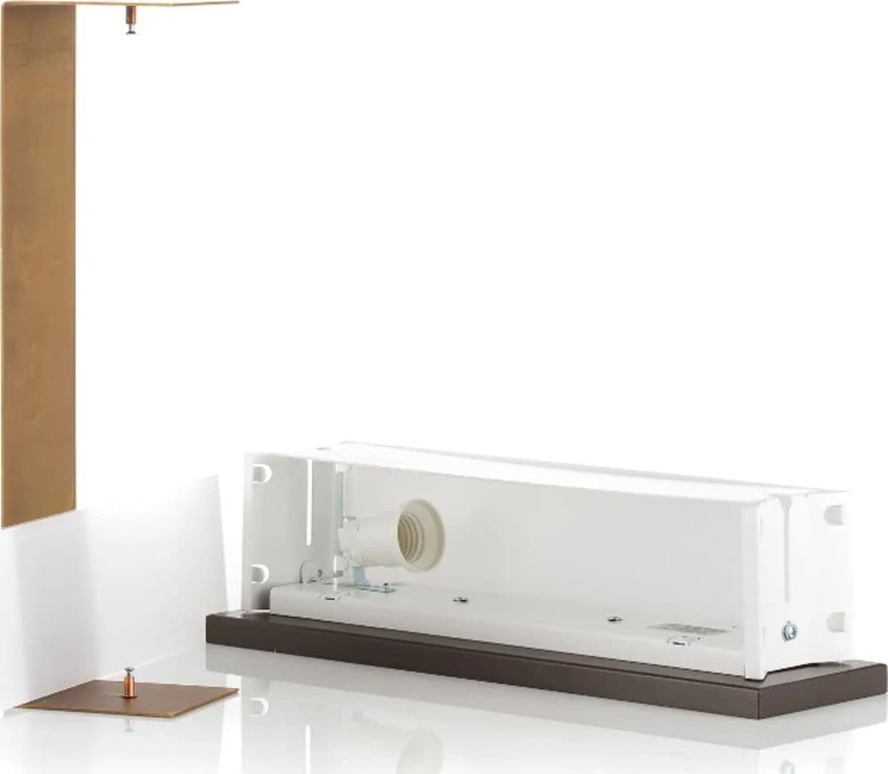 Applique classico Gibas LOLA 929 42 E27 LED ottone lampada parete biemissione - 8
