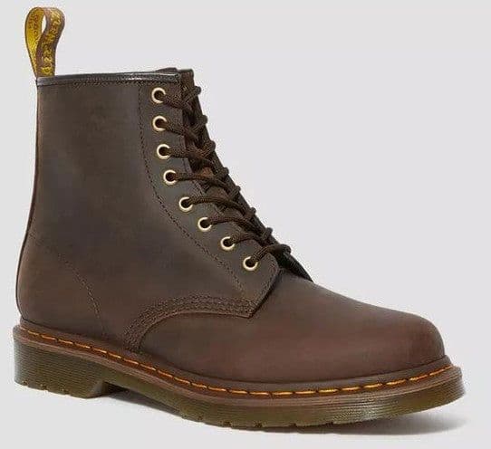 Stivali Dr Martens 1461 Dk Brown Crazy Horse - 2