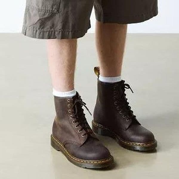 Stivali Dr Martens 1461 Dk Brown Crazy Horse - 6
