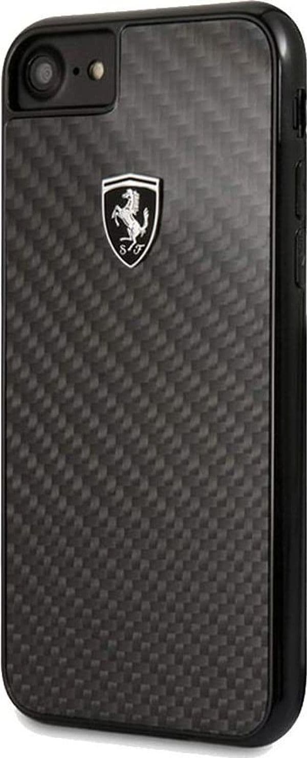 cover ferrari tipo carbonio apple iphone 6 / 6s /  7/ 8 / se ( 2020 )