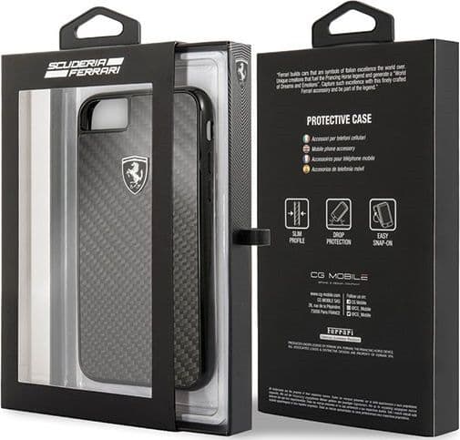 cover ferrari tipo carbonio apple iphone 6 / 6s /  7/ 8 / se ( 2020 ) - 4