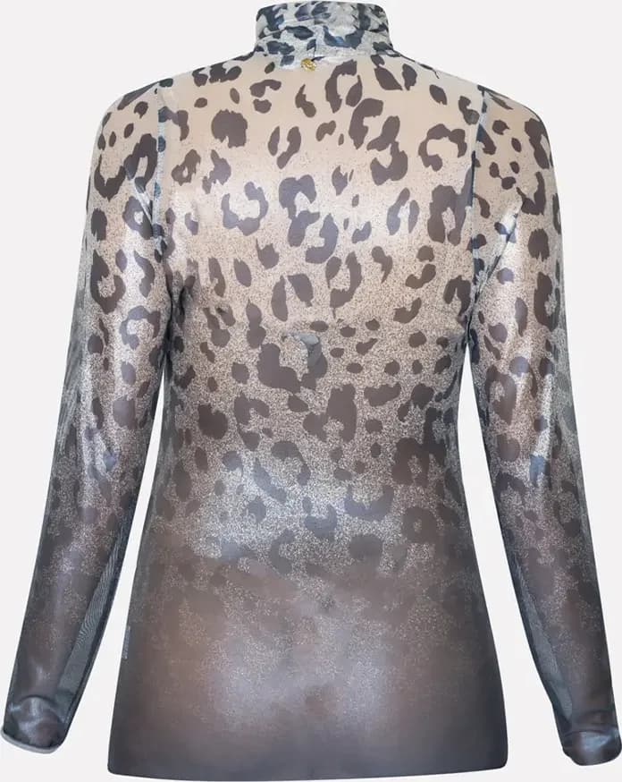 SISTE'S | Maglia dolcevita degradè animalier - 2