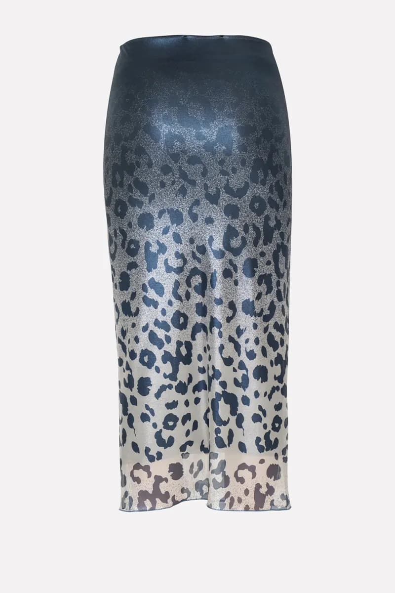 SISTE'S | Gonna tubino degradè animalier - 2