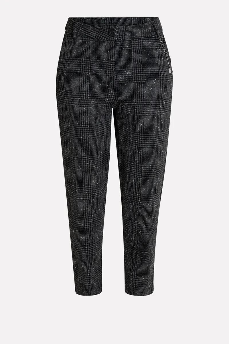 NO-NA' | Pantalone check con catena - 2