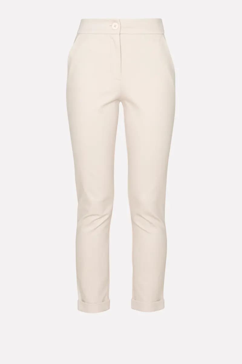 NO-NA' | Pantalone dritto con risvolto - 5