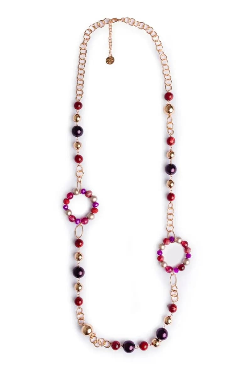 MYA ACCESSORIES | Collana lunga con pietre in acrilico - 2