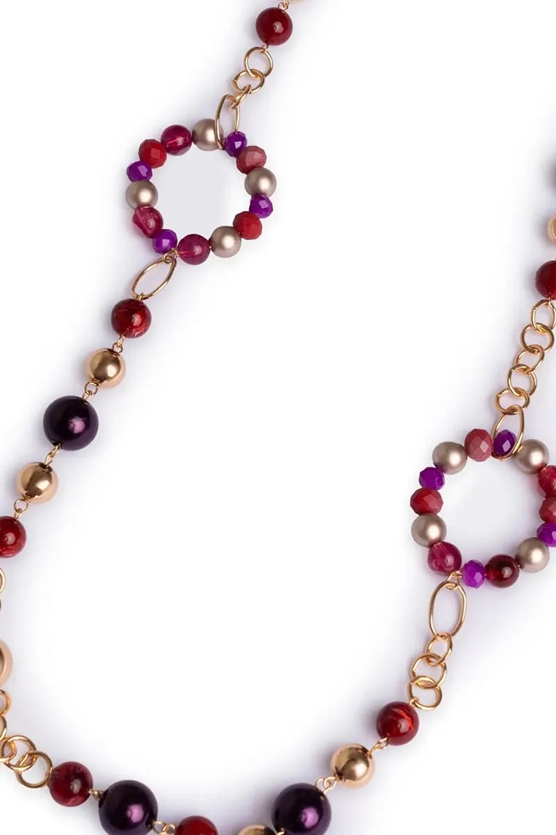 MYA ACCESSORIES | Collana lunga con pietre in acrilico - 3