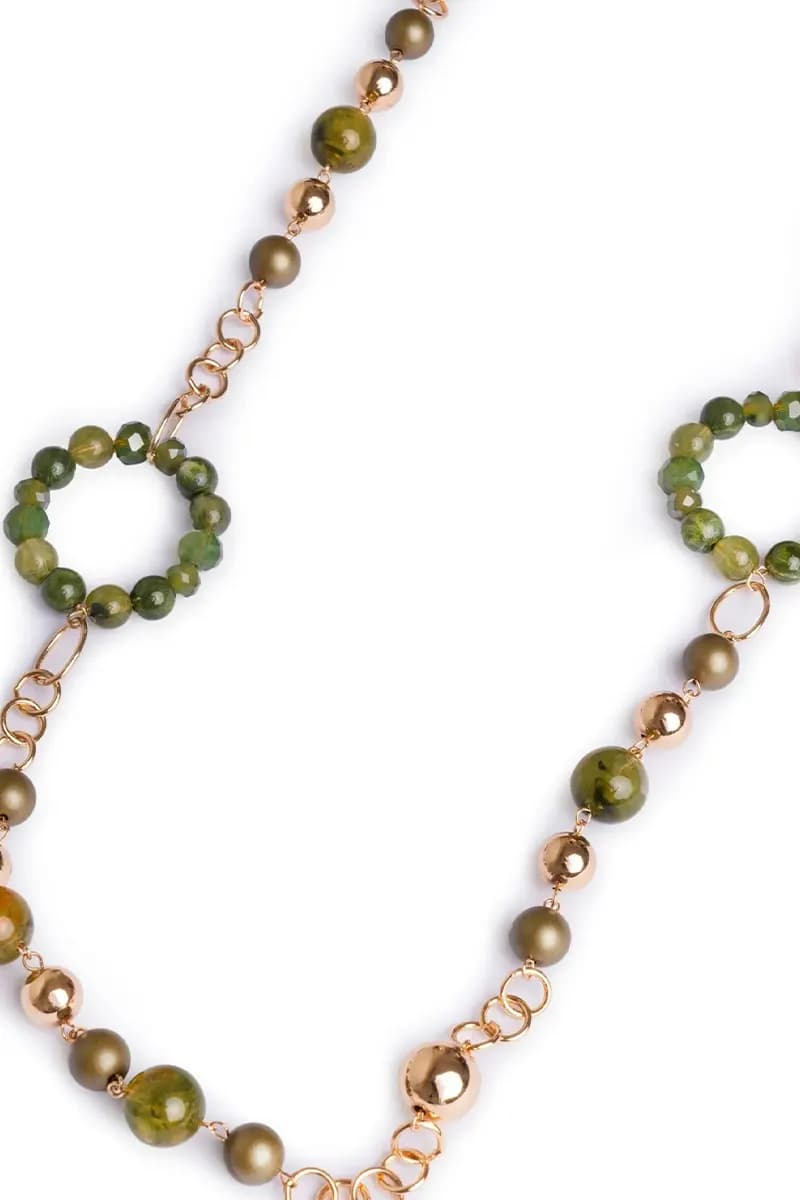 MYA ACCESSORIES | Collana lunga con pietre in acrilico - 3