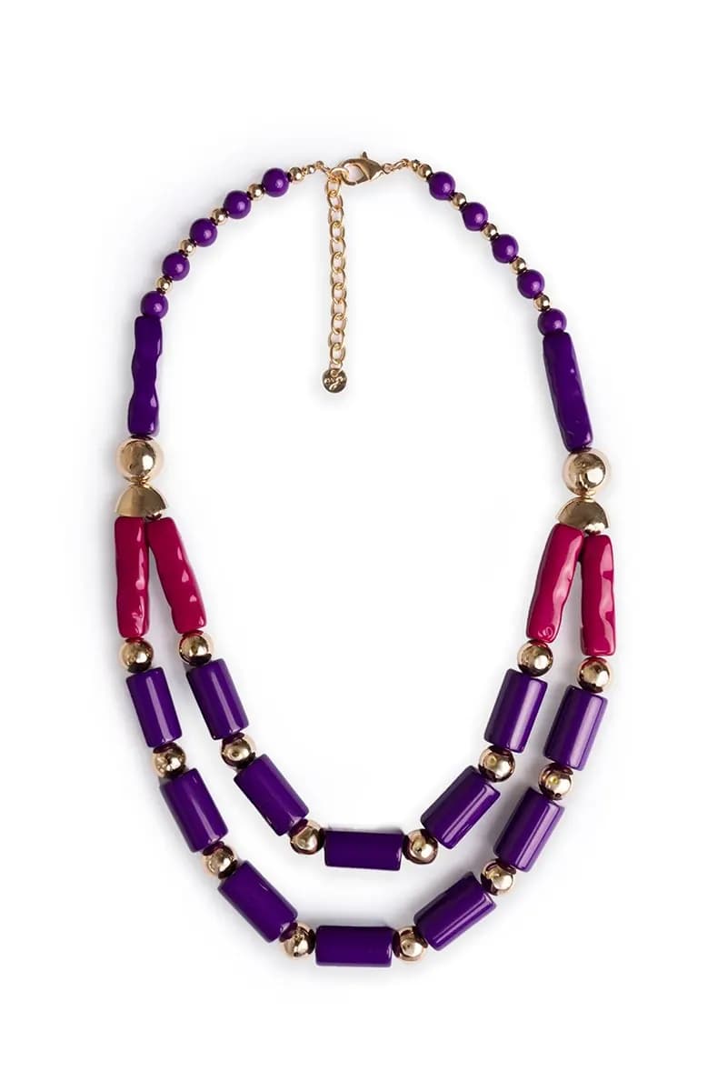 MYA ACCESSORIES | Collana a due fili in resina - 2