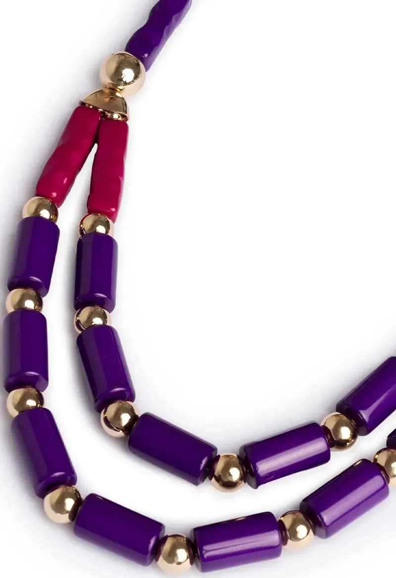 MYA ACCESSORIES | Collana a due fili in resina - 3
