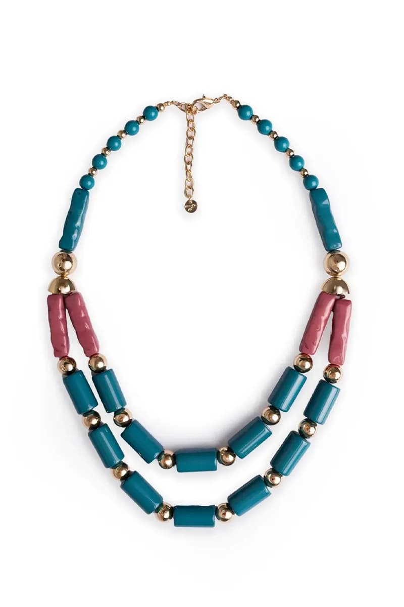 MYA ACCESSORIES | Collana a due fili in resina - 2